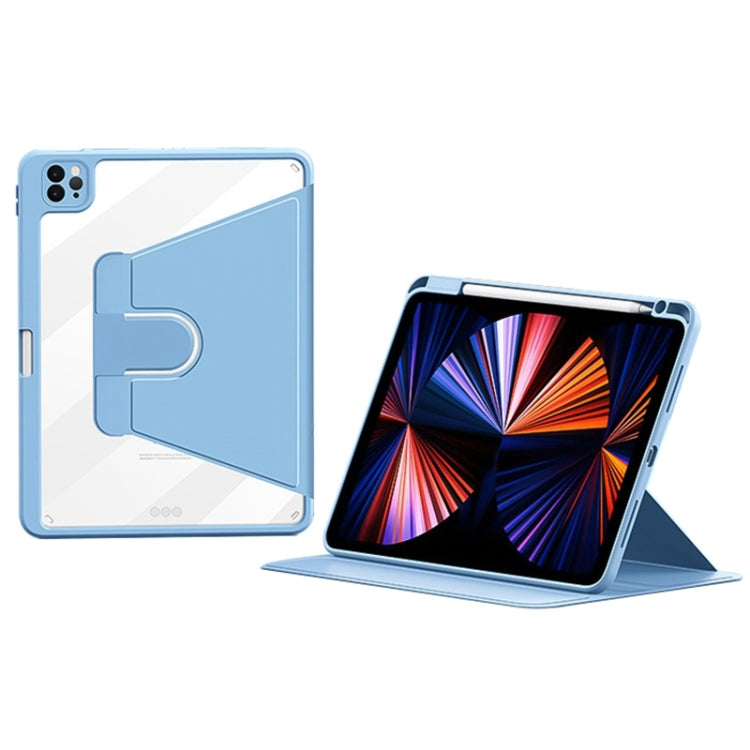 ZGA Tri-Fold 360 Rotation Smart Leather Tablet Case, For iPad mini 6 / mini 2024, For iPad Pro 12.9 2022/2021/2020, For iPad Pro 11 2022 / 2021 / 2020, For iPad Air 10.9 2022 / 2020, For iPad 10th Gen 10.9 2022, For iPad 10.2 2021/2020/2019