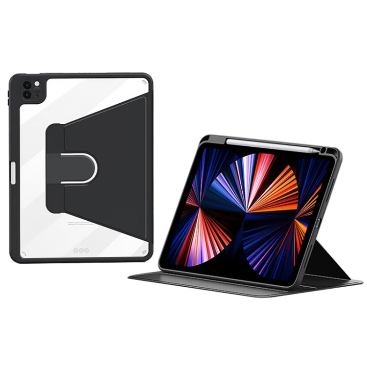ZGA Tri-Fold 360 Rotation Smart Leather Tablet Case, For iPad mini 6 / mini 2024, For iPad Pro 12.9 2022/2021/2020, For iPad Pro 11 2022 / 2021 / 2020, For iPad Air 10.9 2022 / 2020, For iPad 10th Gen 10.9 2022, For iPad 10.2 2021/2020/2019