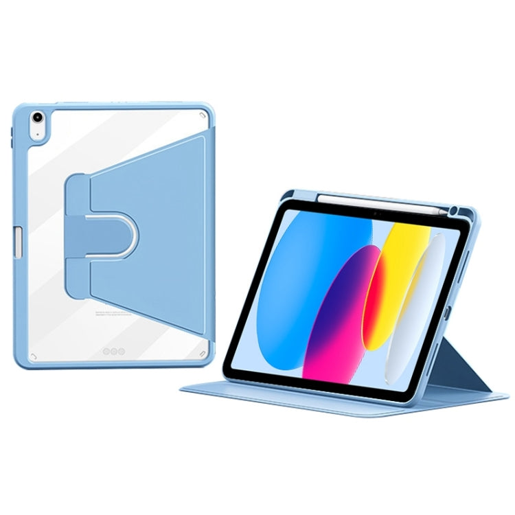 ZGA Tri-Fold 360 Rotation Smart Leather Tablet Case, For iPad mini 6 / mini 2024, For iPad Pro 12.9 2022/2021/2020, For iPad Pro 11 2022 / 2021 / 2020, For iPad Air 10.9 2022 / 2020, For iPad 10th Gen 10.9 2022, For iPad 10.2 2021/2020/2019
