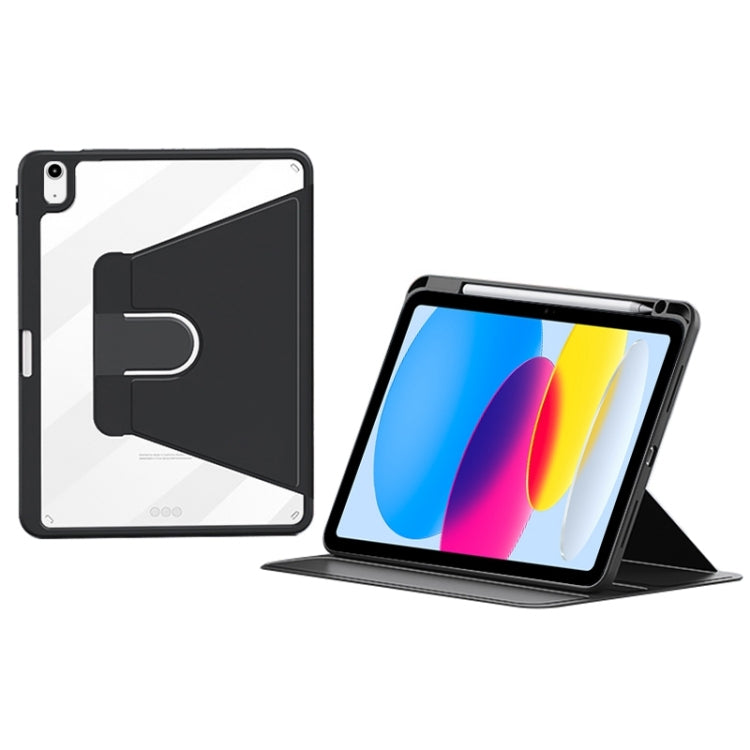 ZGA Tri-Fold 360 Rotation Smart Leather Tablet Case, For iPad mini 6 / mini 2024, For iPad Pro 12.9 2022/2021/2020, For iPad Pro 11 2022 / 2021 / 2020, For iPad Air 10.9 2022 / 2020, For iPad 10th Gen 10.9 2022, For iPad 10.2 2021/2020/2019