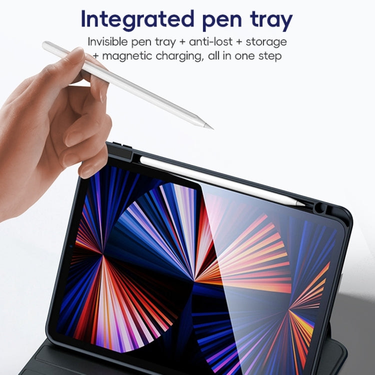 ZGA Tri-Fold 360 Rotation Smart Leather Tablet Case, For iPad mini 6 / mini 2024, For iPad Pro 12.9 2022/2021/2020, For iPad Pro 11 2022 / 2021 / 2020, For iPad Air 10.9 2022 / 2020, For iPad 10th Gen 10.9 2022, For iPad 10.2 2021/2020/2019