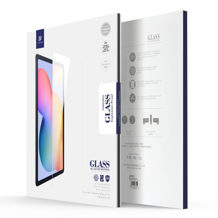 5pcs DUX DUCIS 0.33mm 9H HD Full Screen Tempered Glass Film, For iPad 2025 / 2022, For iPad Air 11 2024 / 2025, For iPad mini 6 / mini 2024, For iPad Pro 13 2024, For iPad Pro 11 2024, For iPad Pro 12.9 2020/2021/2022