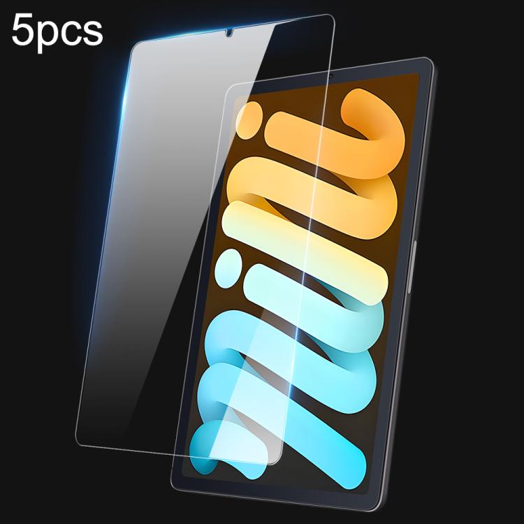 5pcs DUX DUCIS 0.33mm 9H HD Full Screen Tempered Glass Film, For iPad 2025 / 2022, For iPad Air 11 2024 / 2025, For iPad mini 6 / mini 2024, For iPad Pro 13 2024, For iPad Pro 11 2024, For iPad Pro 12.9 2020/2021/2022