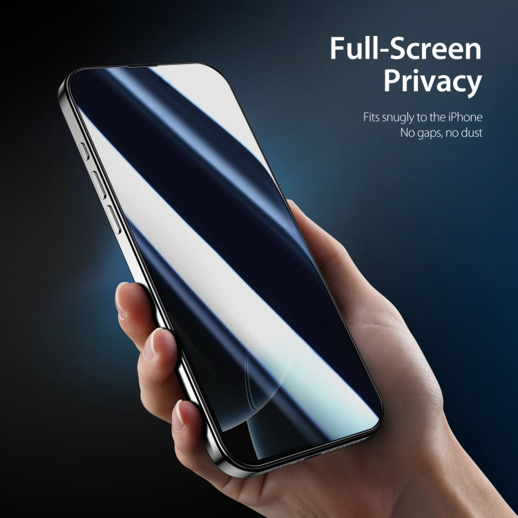 5pcs DUX DUCIS 0.33mm 9H High Aluminum Anti-spy HD Tempered Glass Film, For iPhone 16 Pro Max, For iPhone 16 Pro, For iPhone 16 Plus, For iPhone 16, iPhone 16e