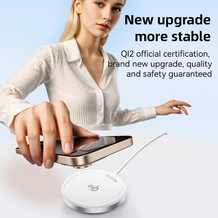 Yesido DS24 15W QI2.0 Desktop Magnetic Fast Charging Wireless Charger, DS24