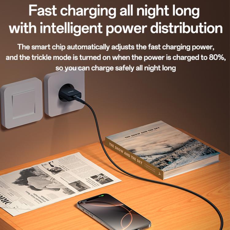 Yesido YC74 Ultra-thin 30W USB-C / Type-C Travel Charger, EU Plug, YC74