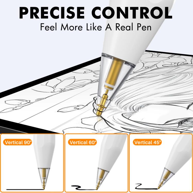C04L 4pcs / Set 1.05mm Capacitive Stylus Replacement Nibs for Apple Pencil 2 / 1, 1.05mm