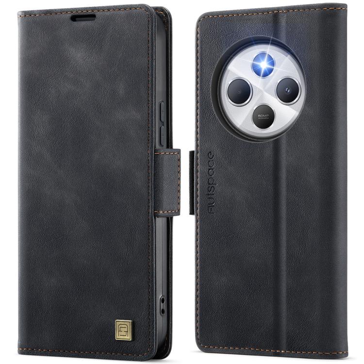 AutSpace A11 Side Buckle MagSafe Magnetic RFID Phone Leather Case, For Redmi 14C 5G, For Redmi Note 14 Pro 5G, For Redmi Note 13 Pro 5G, For Redmi 13C, For Redmi Note 13 5G, For Redmi Note 13 Pro+ 5G, For Redmi 11A / 12C
