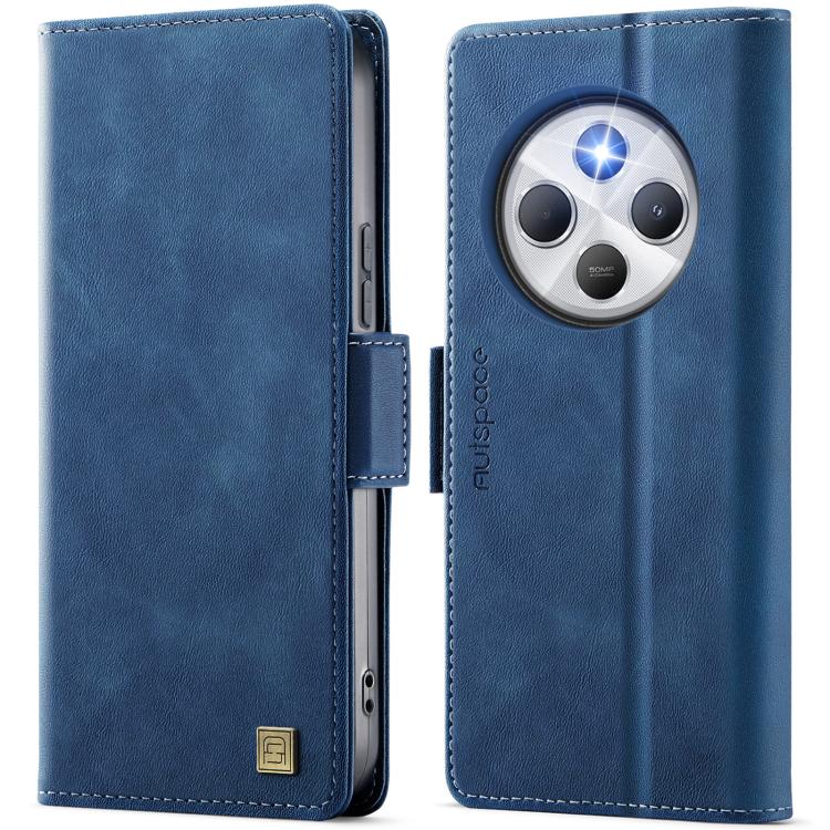 AutSpace A11 Side Buckle MagSafe Magnetic RFID Phone Leather Case, For Redmi 14C 5G, For Redmi Note 14 Pro 5G, For Redmi Note 13 Pro 5G, For Redmi 13C, For Redmi Note 13 5G, For Redmi Note 13 Pro+ 5G, For Redmi 11A / 12C