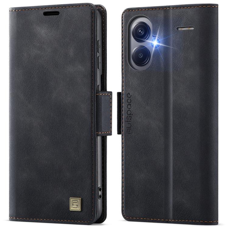 AutSpace A11 Side Buckle MagSafe Magnetic RFID Phone Leather Case, For Redmi 14C 5G, For Redmi Note 14 Pro 5G, For Redmi Note 13 Pro 5G, For Redmi 13C, For Redmi Note 13 5G, For Redmi Note 13 Pro+ 5G, For Redmi 11A / 12C