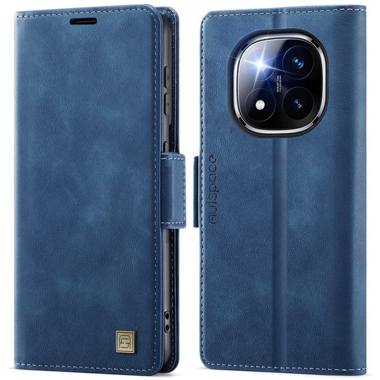 AutSpace A11 Side Buckle MagSafe Magnetic RFID Phone Leather Case, For Redmi 14C 5G, For Redmi Note 14 Pro 5G, For Redmi Note 13 Pro 5G, For Redmi 13C, For Redmi Note 13 5G, For Redmi Note 13 Pro+ 5G, For Redmi 11A / 12C
