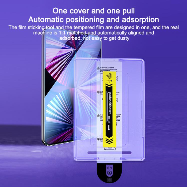 2pcs Dust-Free Easy Install HD Tempered Glass Film, For iPad 2025 / 2022, For iPad Air 13 2024 / iPad Pro 13 2024, For iPad Air 11 2024, For iPad Pro 11 2024, For iPad Air 10.9 / iPad Pro 11, For iPad 10.2 2021 / 2020, For iPad 9.7 2018 / 2017