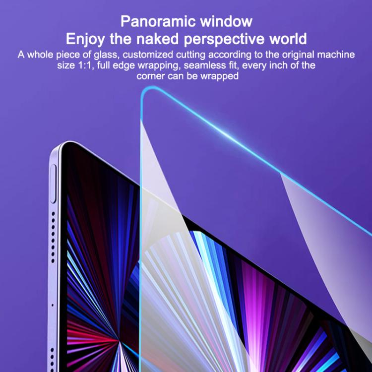 2pcs Dust-Free Easy Install HD Tempered Glass Film, For iPad 2025 / 2022, For iPad Air 13 2024 / iPad Pro 13 2024, For iPad Air 11 2024, For iPad Pro 11 2024, For iPad Air 10.9 / iPad Pro 11, For iPad 10.2 2021 / 2020, For iPad 9.7 2018 / 2017