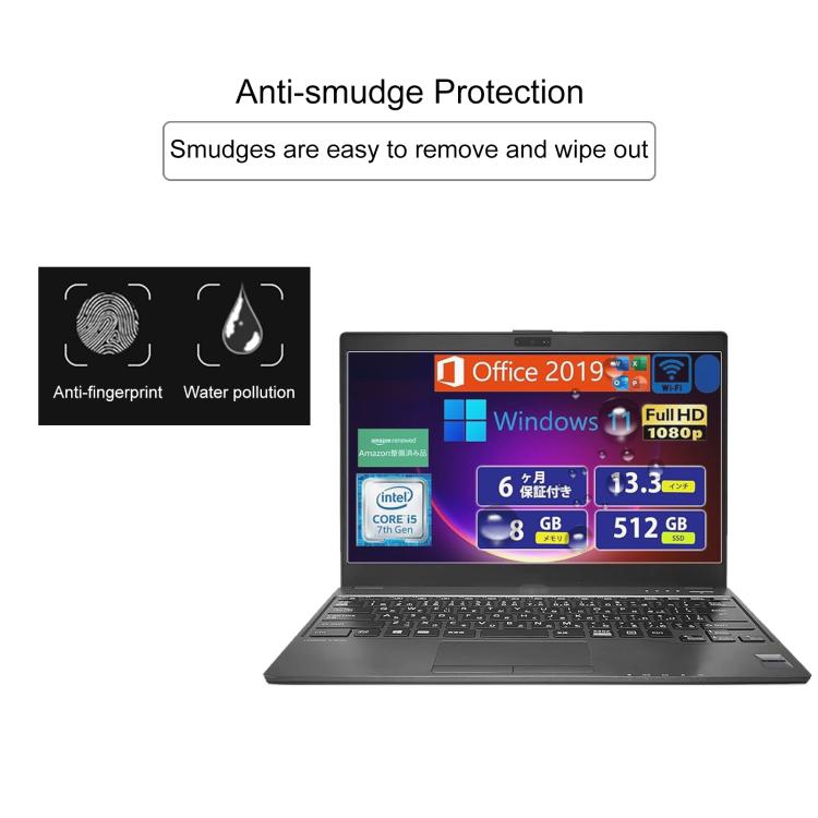 25pcs 9H 0.3mm Explosion-proof Tempered Glass Film, For Fujitsu LIFEBOOK U938 13.3, For Fujitsu LIFEBOOK A577 15.6, For Fujitsu FMV Lite WA1 15.6