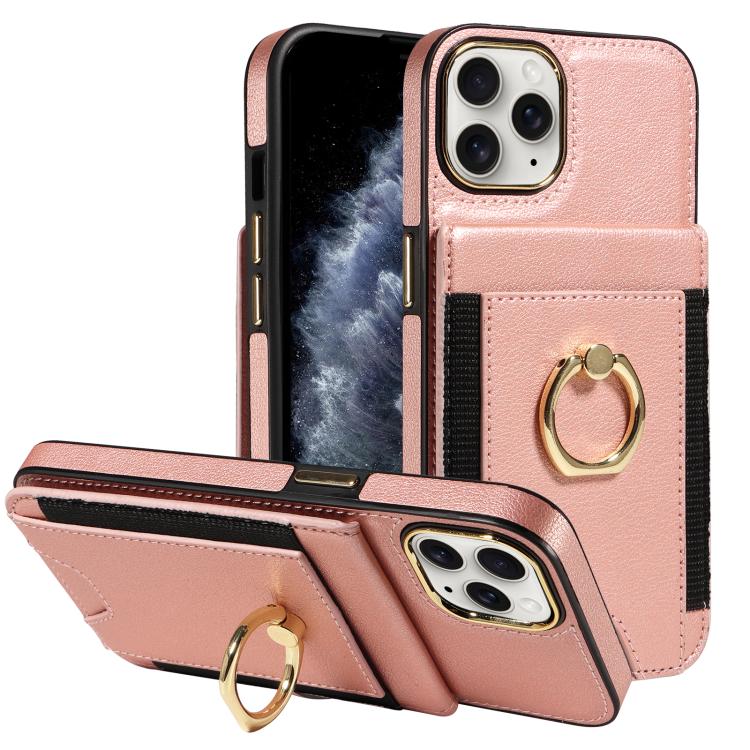 Ring Multifunctional Vertical Flip Wallet Back Cover Leather Phone Case, For iPhone 14 Plus, For iPhone 14, For iPhone 14 Pro, For iPhone 14 Pro Max, For iPhone 13 Pro Max, For iPhone 13 Pro, For iPhone 13, For iPhone 12 / 12 Pro