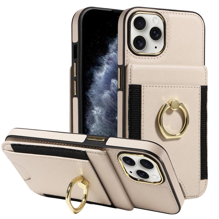 Ring Multifunctional Vertical Flip Wallet Back Cover Leather Phone Case, For iPhone 14 Plus, For iPhone 14, For iPhone 14 Pro, For iPhone 14 Pro Max, For iPhone 13 Pro Max, For iPhone 13 Pro, For iPhone 13, For iPhone 12 / 12 Pro