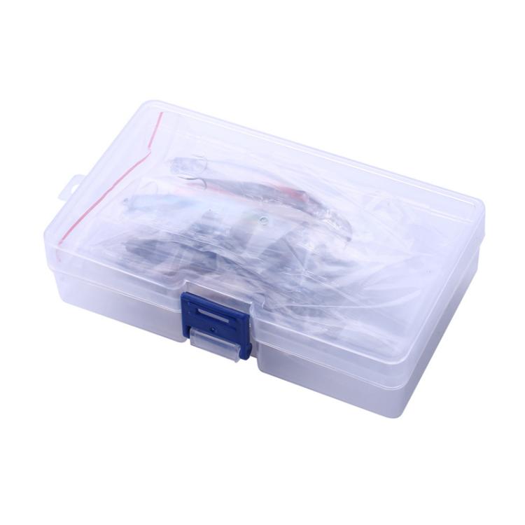 HENGJIA MI171 4.3cm-1.6g Sinking Road Runner Warbler Bait Outdoor Fishing Single Hook False Lure, 10colors / Box
