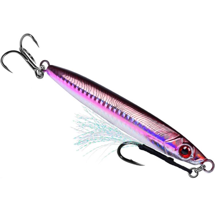 PROBEROS LF153 3D Fast Twitch Sea Fishing Road Runner Lure Long Casting Quick Sinking False Bait, 14G, 17G, 28G, 35G, 45G, 60G, 80G, 100G