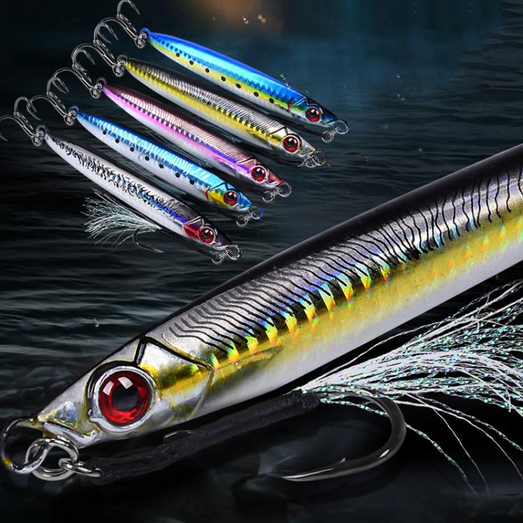 PROBEROS LF153 3D Fast Twitch Sea Fishing Road Runner Lure Long Casting Quick Sinking False Bait, 14G, 17G, 28G, 35G, 45G, 60G, 80G, 100G