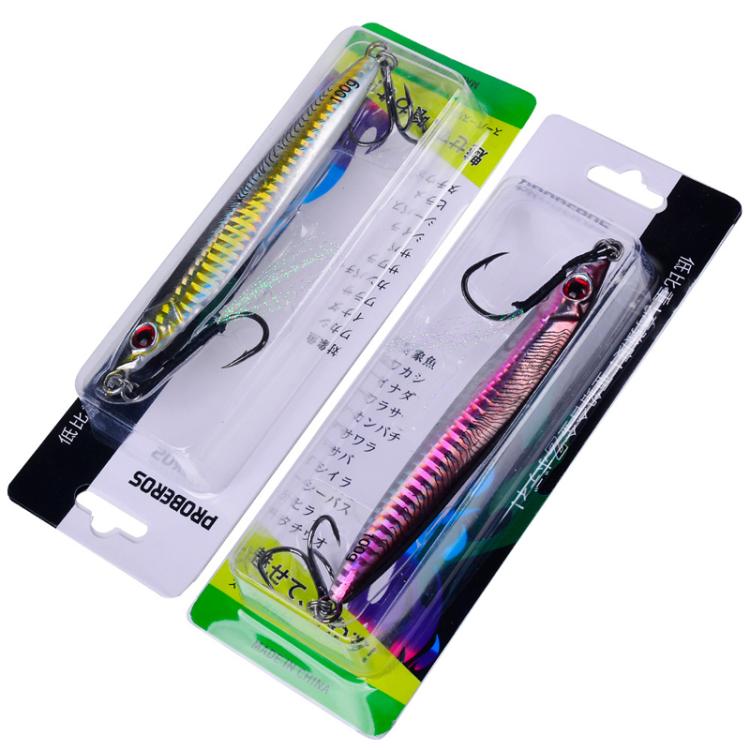 PROBEROS LF153 3D Fast Twitch Sea Fishing Road Runner Lure Long Casting Quick Sinking False Bait, 14G, 17G, 28G, 35G, 45G, 60G, 80G, 100G