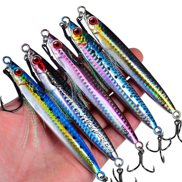 PROBEROS LF153 3D Fast Twitch Sea Fishing Road Runner Lure Long Casting Quick Sinking False Bait, 14G, 17G, 28G, 35G, 45G, 60G, 80G, 100G