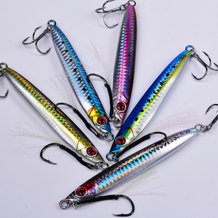 PROBEROS LF153 3D Fast Twitch Sea Fishing Road Runner Lure Long Casting Quick Sinking False Bait, 14G, 17G, 28G, 35G, 45G, 60G, 80G, 100G
