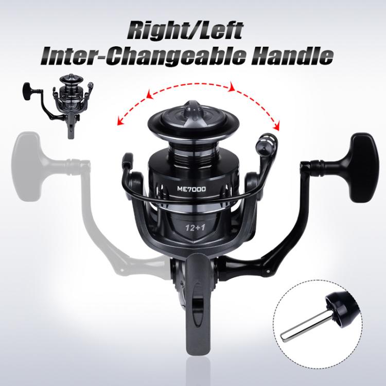 LUYA Spinning Reel Sea Long Casting CNC Metal Swing Arm Fishing Reel, PROBEROS ME2000, PROBEROS ME3000, PROBEROS ME4000, PROBEROS ME5000, PROBEROS ME6000, PROBEROS ME7000