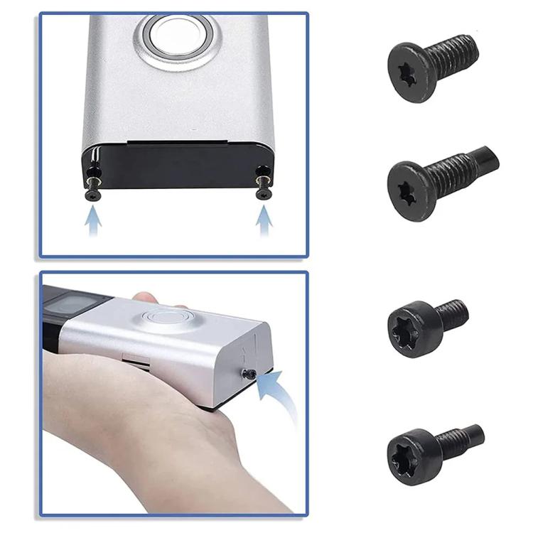 40pcs /Pack T6 T15 Security Tamper-Proof Torx Screws with Anti-Theft Holes for Ring Doorbell & Camera Mounting