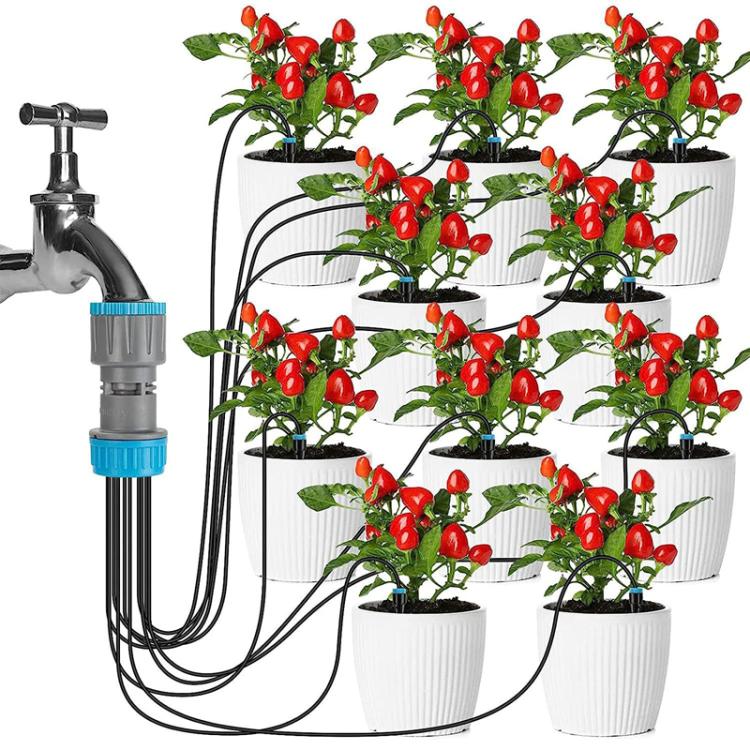 10 Heads Lazy Watering Drip Kit Gardening Home Potting Waterer, 1.6m