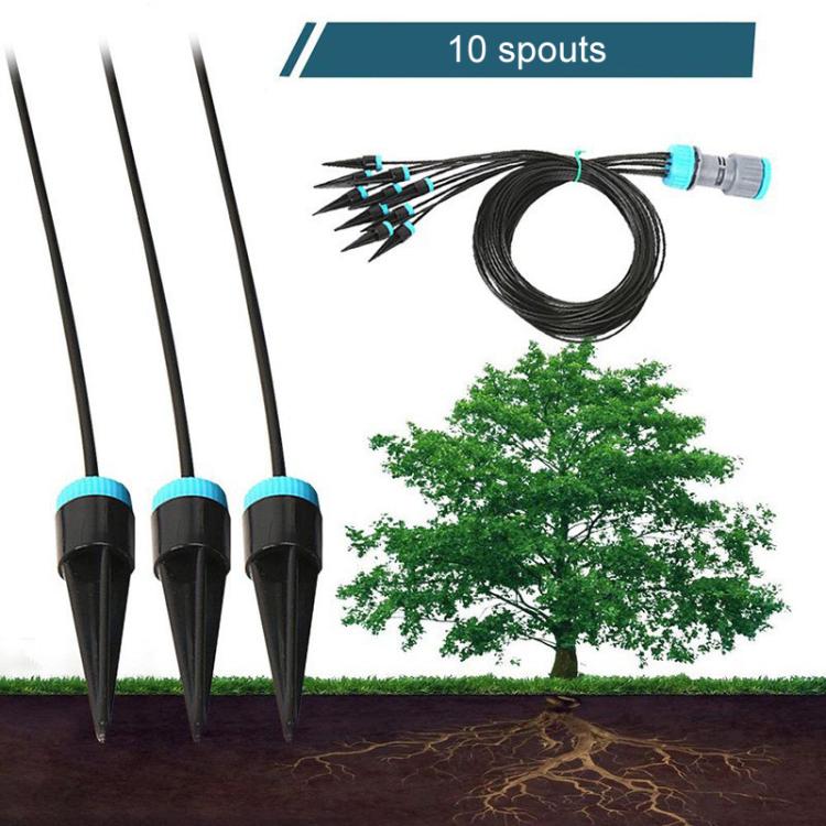 10 Heads Lazy Watering Drip Kit Gardening Home Potting Waterer, 1.6m