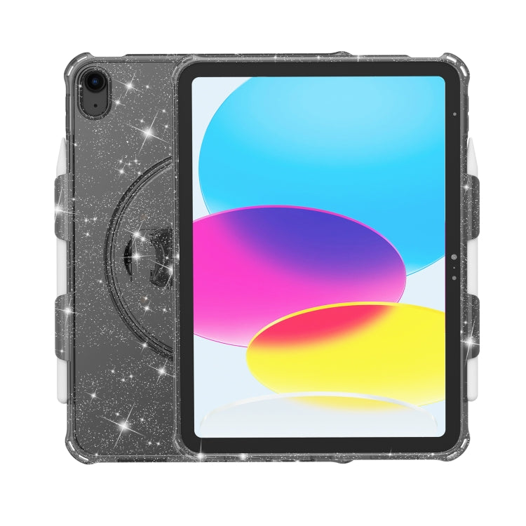 Terminator Shockproof Glitter Powder Tablet Case with Holder, For iPad 10th Gen 10.9 2022