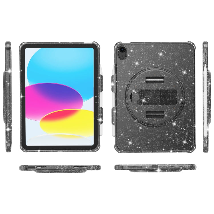 Terminator Shockproof Glitter Powder Tablet Case with Holder, For iPad 10th Gen 10.9 2022