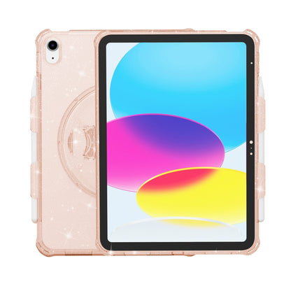 Terminator Shockproof Glitter Powder Tablet Case with Holder, For iPad 10th Gen 10.9 2022