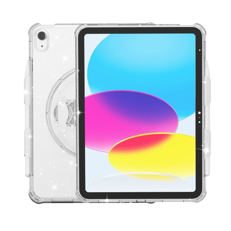 Terminator Shockproof Glitter Powder Tablet Case with Holder, For iPad 10th Gen 10.9 2022