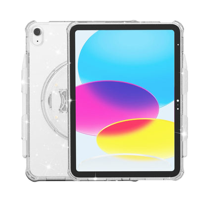 Terminator Shockproof Glitter Powder Tablet Case with Holder, For iPad 10th Gen 10.9 2022