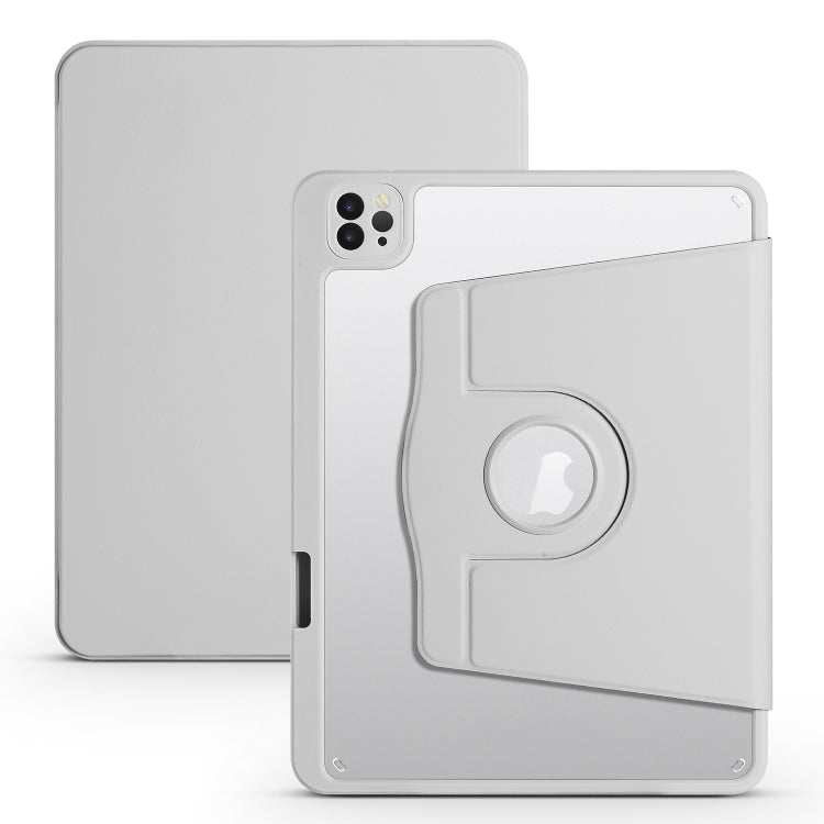 Acrylic 360 Degree Rotation Holder Tablet Leather Case, For iPad Air 13 2025 / 2024 / Pro 12.9 2022, For iPad Air 13 2024 / Pro 12.9 2022/2021/2020/2018