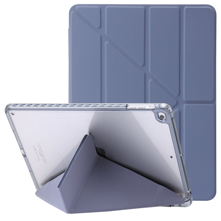 Clear Acrylic Deformation Leather Tablet Case, For iPad 10th Gen 10.9 2022, For iPad Pro 12.9 2022 / 2021 / 2020, For iPad Pro 11 2022 / 2021 / 2020, For iPad Air / Air 2 / 9.7 2018 / 2017