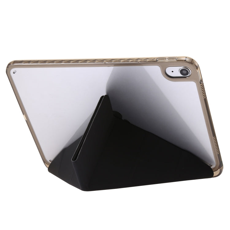 Clear Acrylic Deformation Leather Tablet Case, For iPad 10th Gen 10.9 2022, For iPad Pro 12.9 2022 / 2021 / 2020, For iPad Pro 11 2022 / 2021 / 2020, For iPad Air / Air 2 / 9.7 2018 / 2017