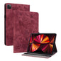 Butterfly Rose Embossed Leather Smart Tablet Case, For iPad Air 11 2025 / 2024, For iPad mini 2024 / mini 6, For iPad Pro 11 2024, For iPad 10.2 2021 / Air 10.5 2019, For iPad Pro 11 2021 / Air 4 2020, For iPad mini 5 / 4 / 3 / 2 / 1�������������������...