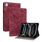 Butterfly Rose Embossed Leather Smart Tablet Case, For iPad Air 11 2025 / 2024, For iPad mini 2024 / mini 6, For iPad Pro 11 2024, For iPad 10.2 2021 / Air 10.5 2019, For iPad Pro 11 2021 / Air 4 2020, For iPad mini 5 / 4 / 3 / 2 / 1�������������������...