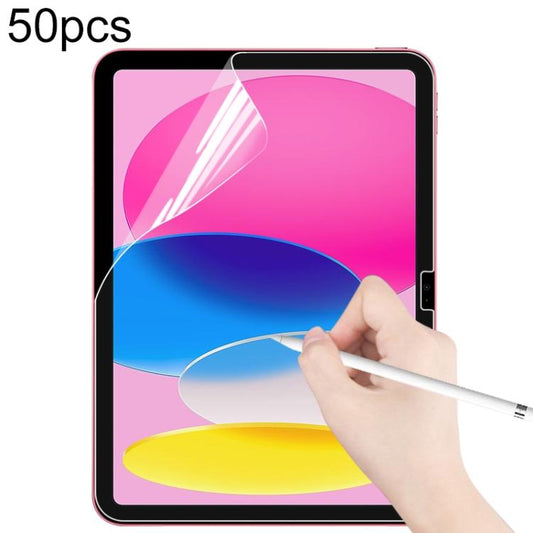 50pcs Matte Paperfeel Screen Protector, For iPad 2025, For iPad Air 11 2025 / 2024, For iPad Air 13 2025 / 2024, For iPad Pro 13 2024, For iPad Pro 11 2024, For iPad 2022