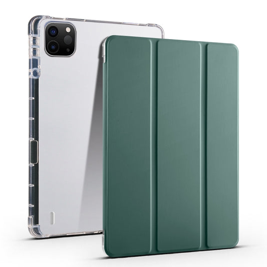 3-fold Clear TPU Smart Leather Tablet Case with Pen Slot, For iPad Air 11 2025 / 2024, For iPad Air 13 2025 / 2024, For iPad Pro 13 2024, For iPad Pro 11 2024
