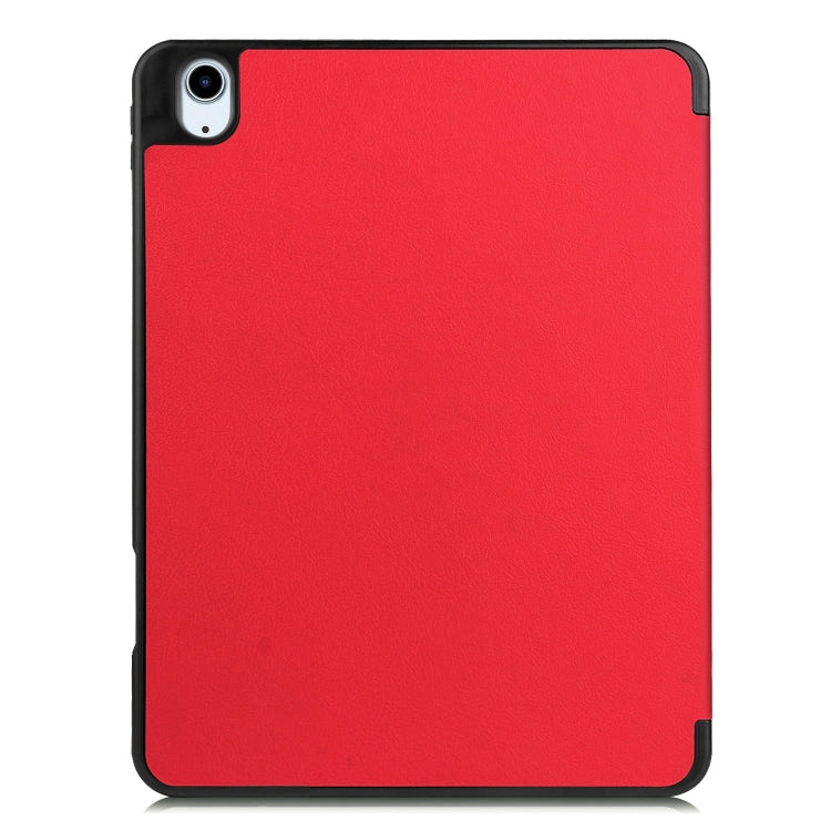 Custer TPU Pure Color 3-Fold Holder Smart Leather Tablet Case, For iPad Air 11 2024 / 2025