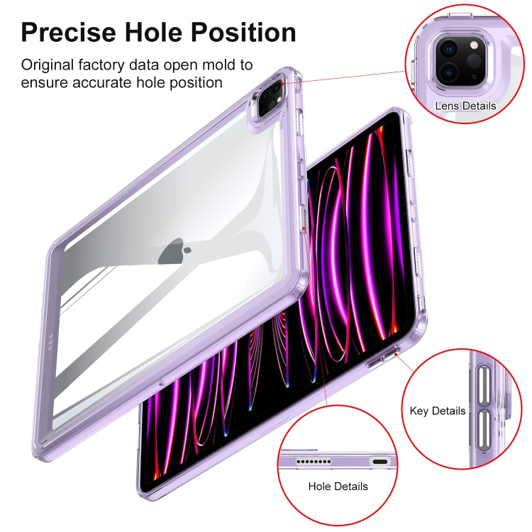 Transparent Acrylic Tablet Case, For iPad Air 11 2025 / 2024, For iPad Pro 12.9 2022 / 2021 / 2020