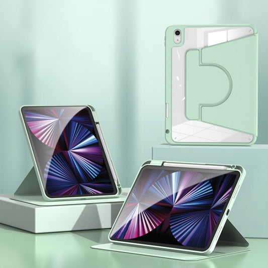2 in 1 Acrylic Split Rotating Leather Tablet Case, For iPad Pro 13 2024, For iPad Pro 11 2024