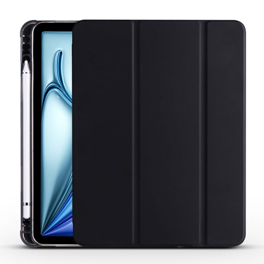 3-fold TPU Leather Smart Tablet Case with Pen Slot, For iPad Air 11 2025 / 2024, For iPad Pro 13 2024, For iPad Pro 11 2024