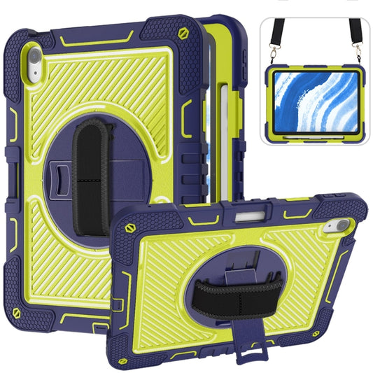 360 Degree Rotation PC Contrast Silicone Tablet Case, For iPad Air 11 2025 / 2024, For iPad Pro 11 2024