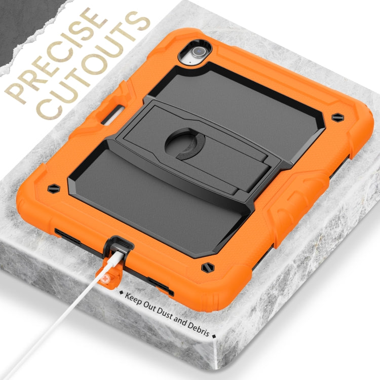 Silicone Hydric PC Tablet Case with Shoulder Strap & Holder, For iPad Air 11 2025 / 2024