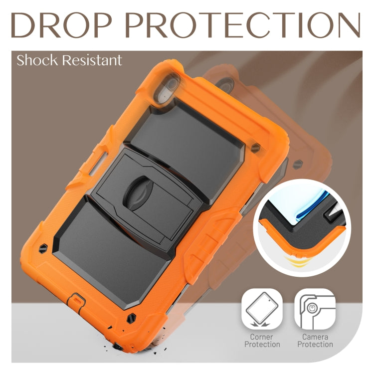 Silicone Hydric PC Tablet Case with Shoulder Strap & Holder, For iPad Air 11 2025 / 2024