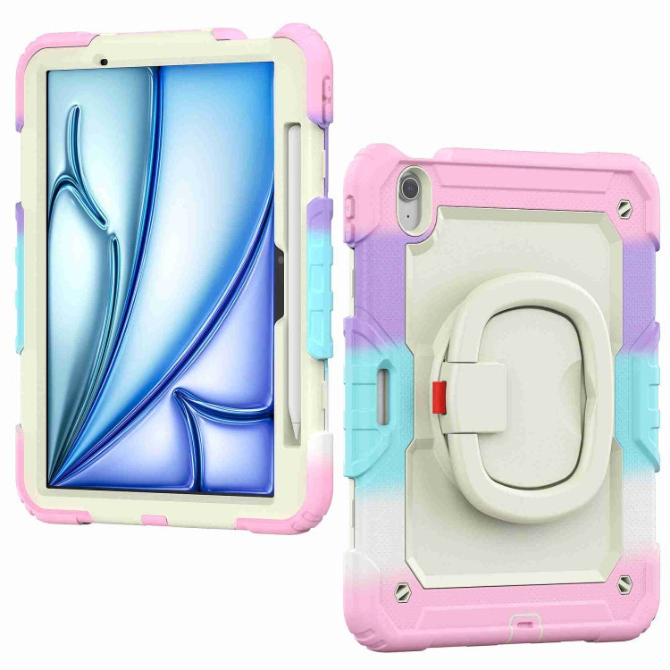 Handle Silicone Hydric PC Tablet Case with Shoulder Strap, For iPad Air 11 2025 / 2024